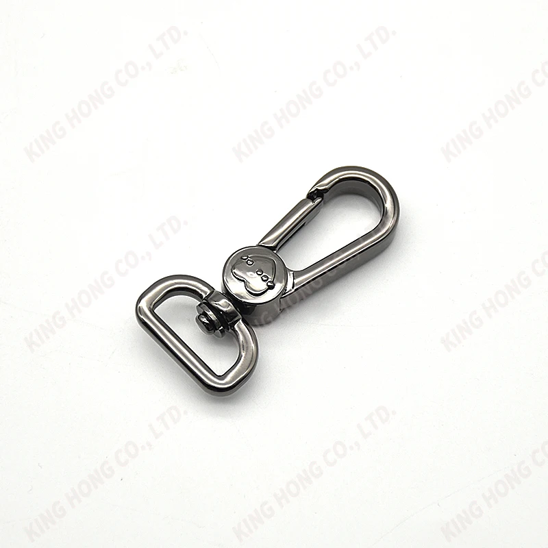 Wholesale alloy metal heavy duty swivel bag dog leash snap hook bolt trigger designer hooks custom design offer tension test
