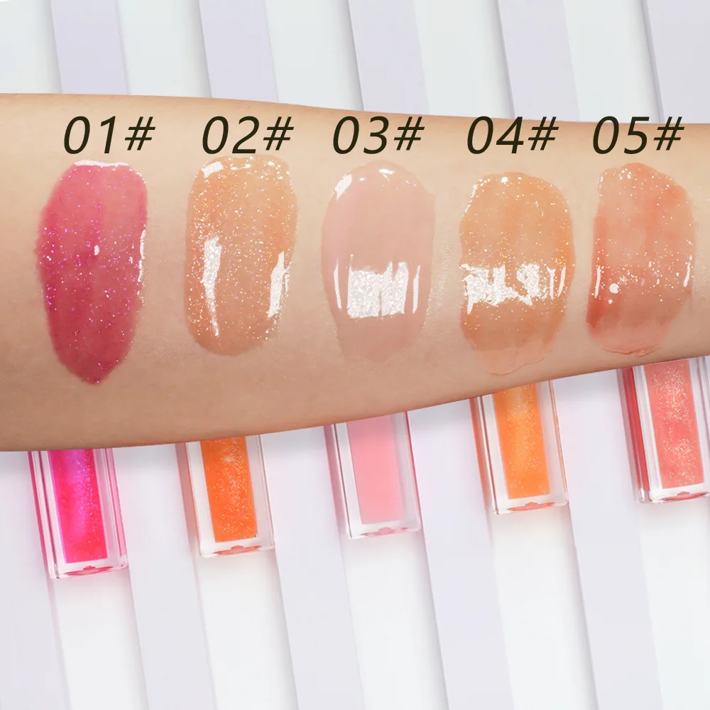 Customizable logo private label shimmer lip oil gloss plump magic lip oil