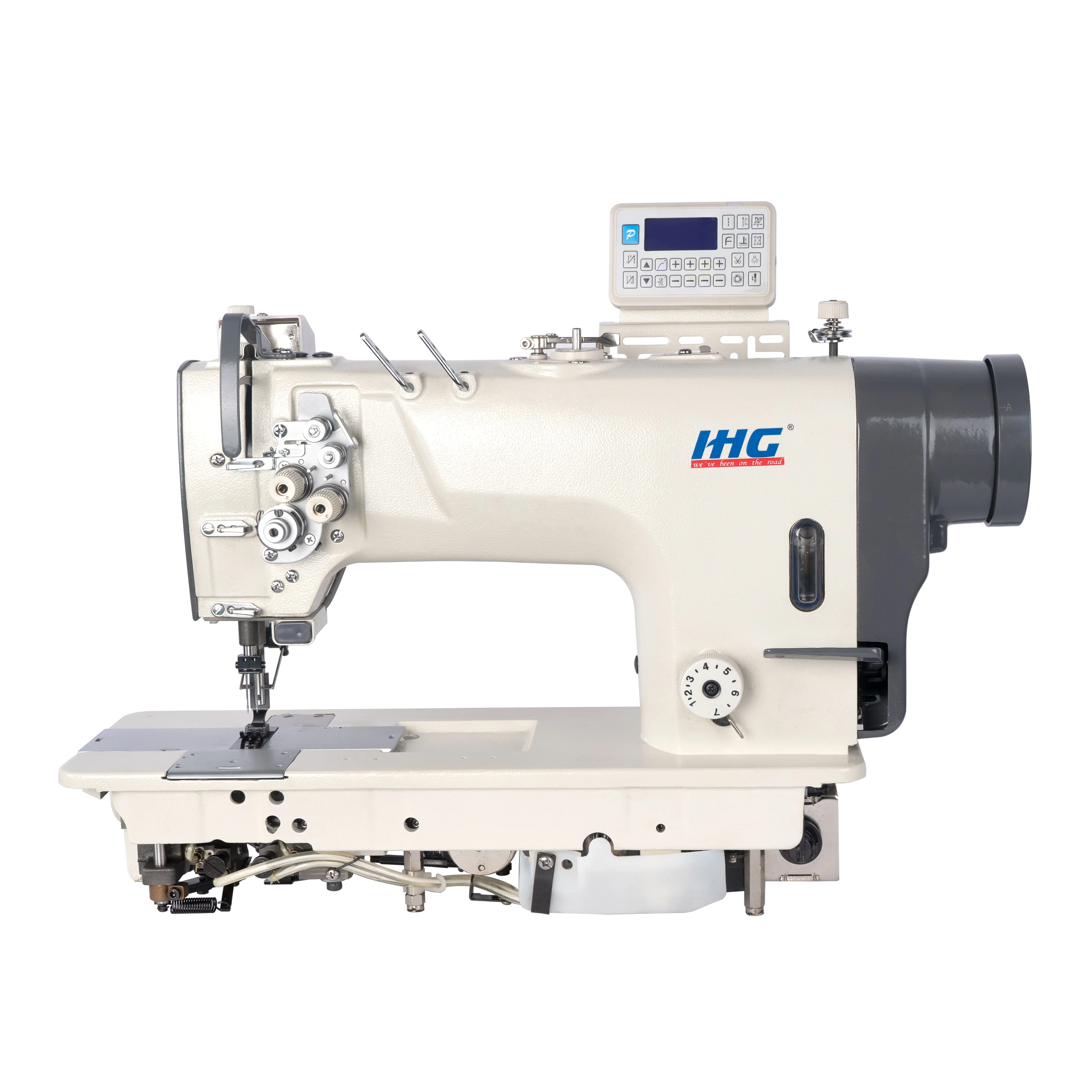 China Factory Closure Fur Edge Used Jukis Double Needle Hair Extension Sewing Machine Machines