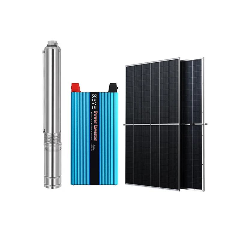 2023 Complete Kit hers pump solar water pump for agriculigh quality solar water pump system solar submture deep well Irrigation