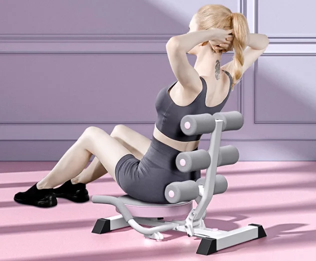 Adjustable Indoor Multi-Purpose Gym Equipment Abdominal Slimming and Belly Curling Machine Sit-Up Assistive Device