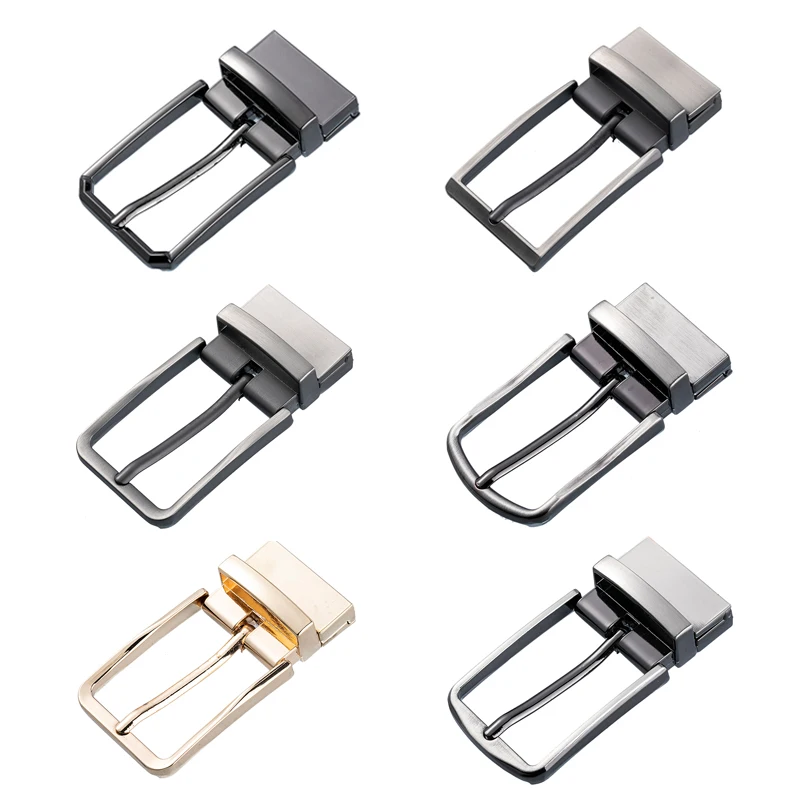 YIXI PIN-P2 Zinc Alloy Classic Rotating Professional Men Metal Belt Buckle Reversible Buckle Pin Belt Buckle