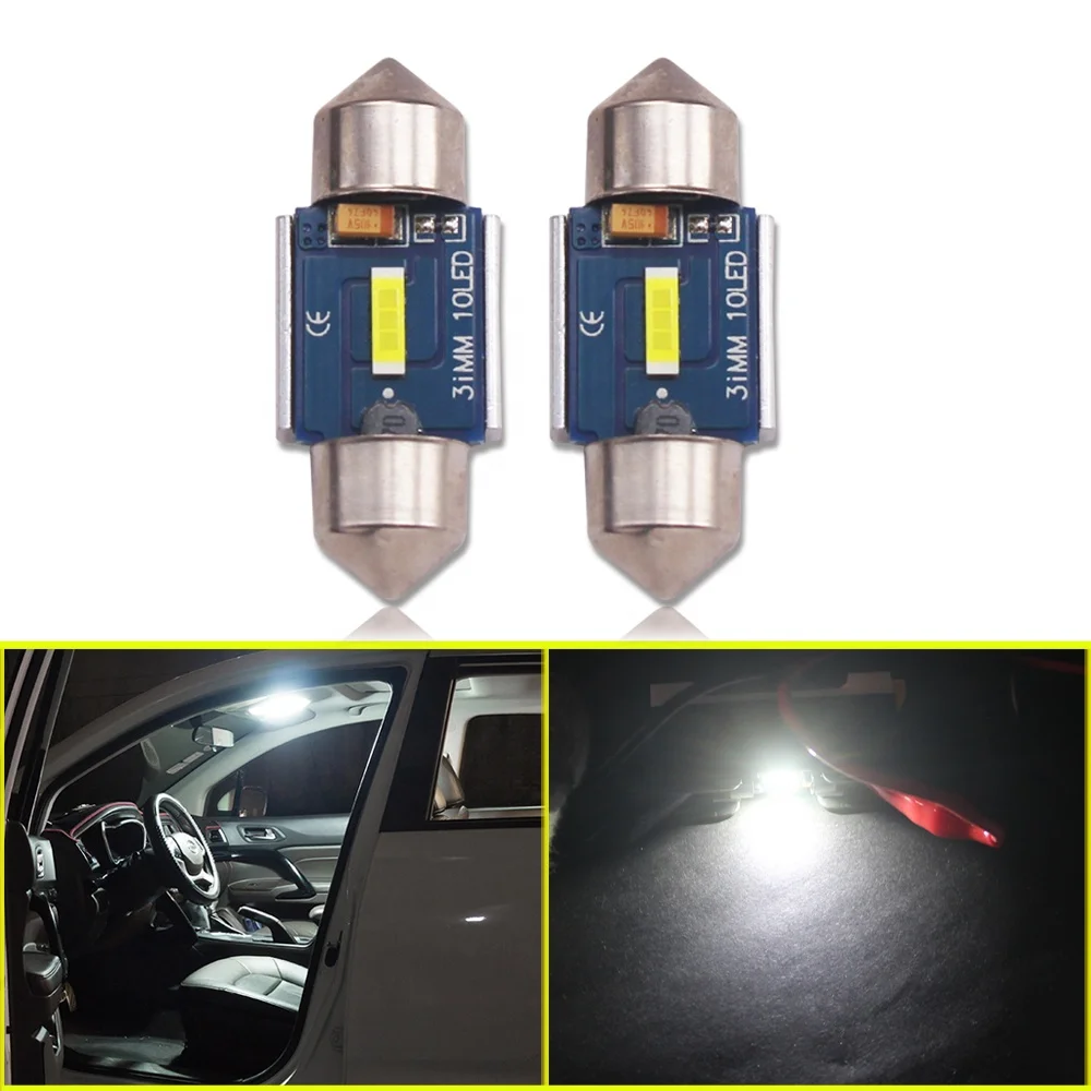 1860 1smd led festoon light car light 28mm 31mm c3w led canbus
