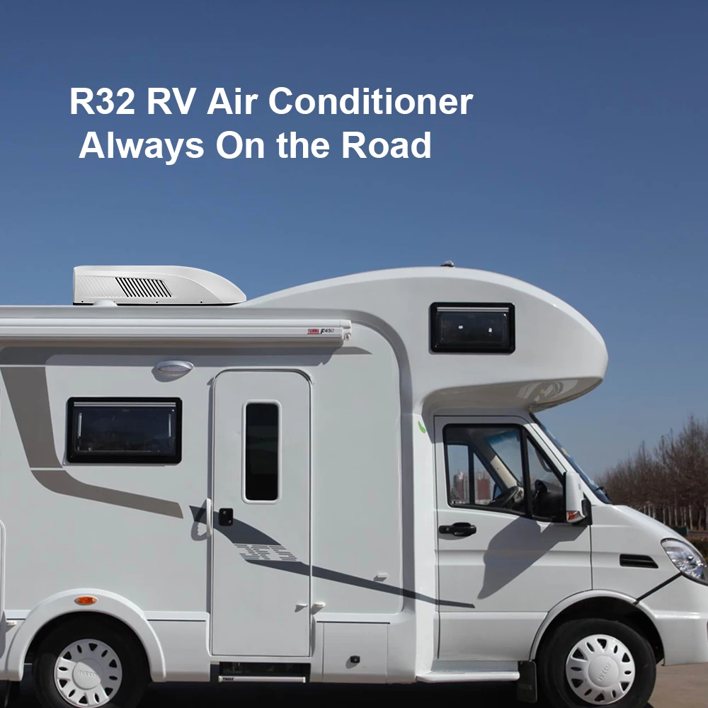 R32 220V Gree Puremind RV Caravan Air Conditioner Rooftop Car Air Conditioning Cooling Heating 9000Btu 12000Btu Multi Function