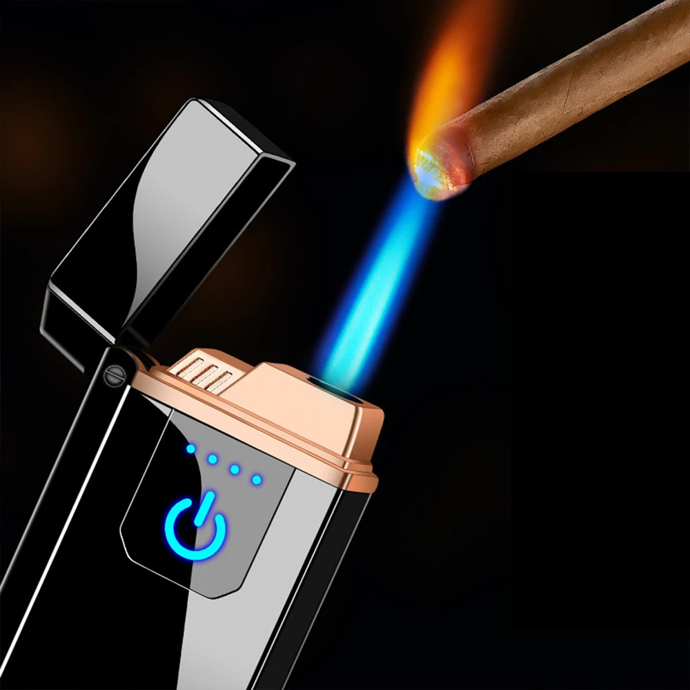 Хорошее качество ebay Популярные зажигалки бесплатный образец fiit tobaccowith USB портсигар с зажигалкой