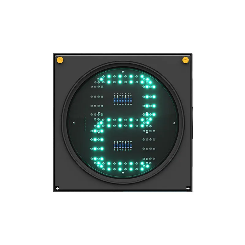 ZGSM 8inch plastic housing road signal 2 digits china led traffic signal