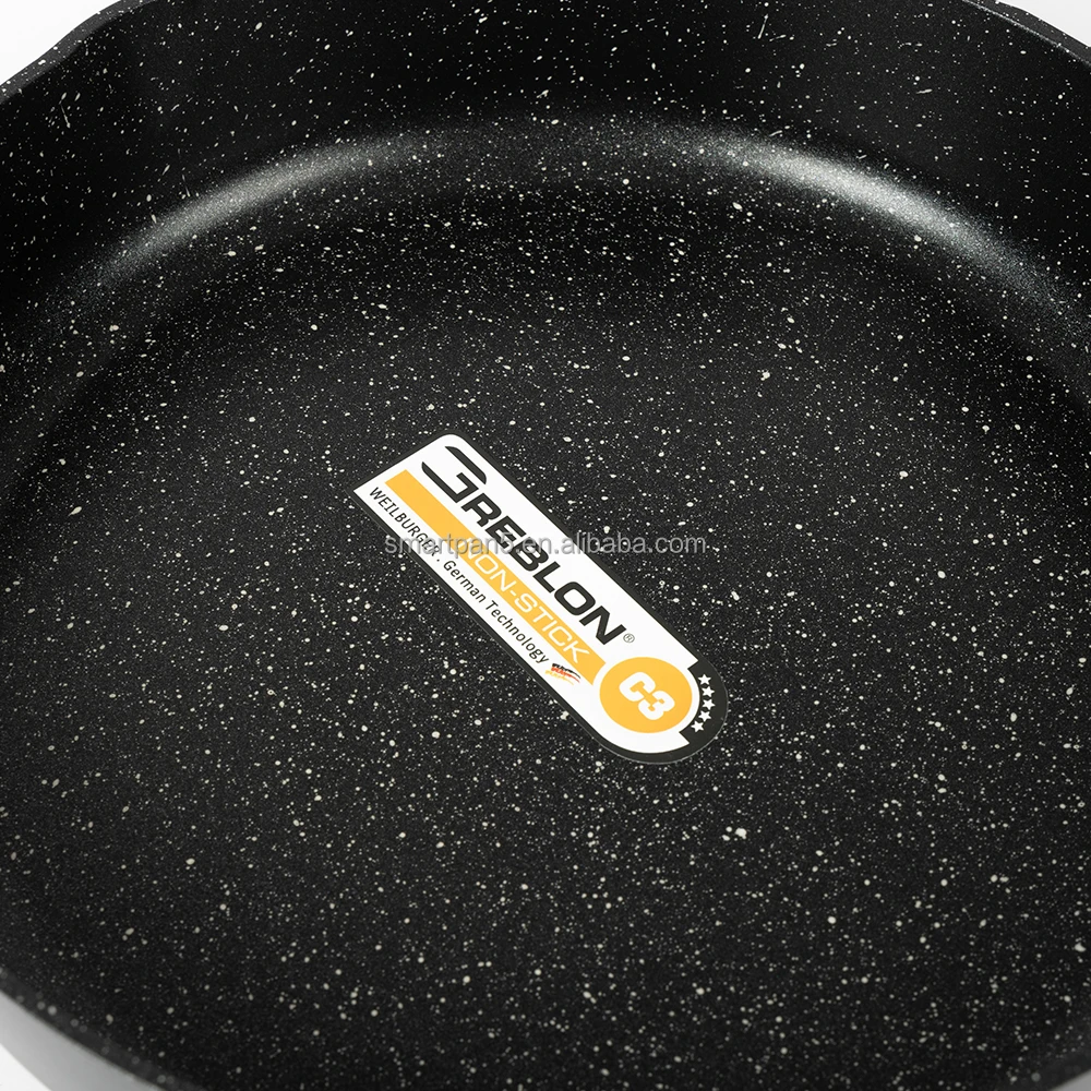 Eco Friendly Pans Kitchen Grill Pan Heavy Non Stick Metal New Granite Pot Cooklover White Luxury Die Cast Aluminum Cookware Sets