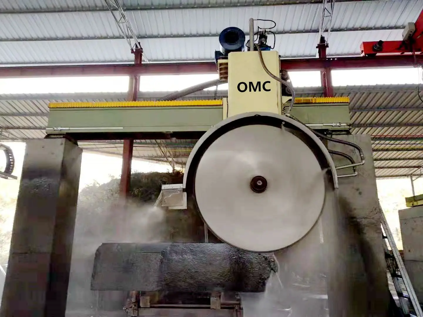 Multi blade granite marble block bridge cutting machine stone machinery for stone production line