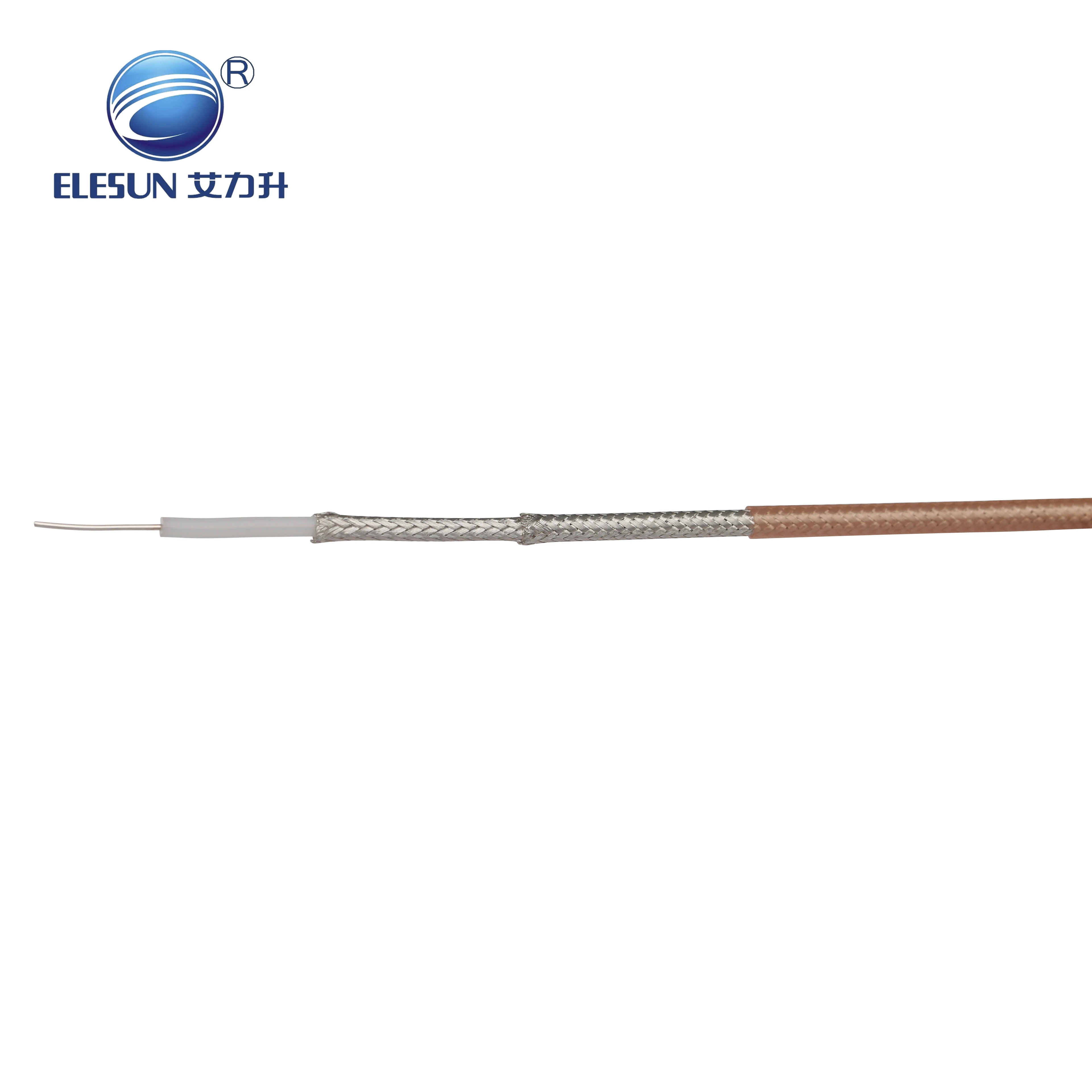 High performance best price RG400 High Temperature Coaxial Cable Double Braiding Shield for communication