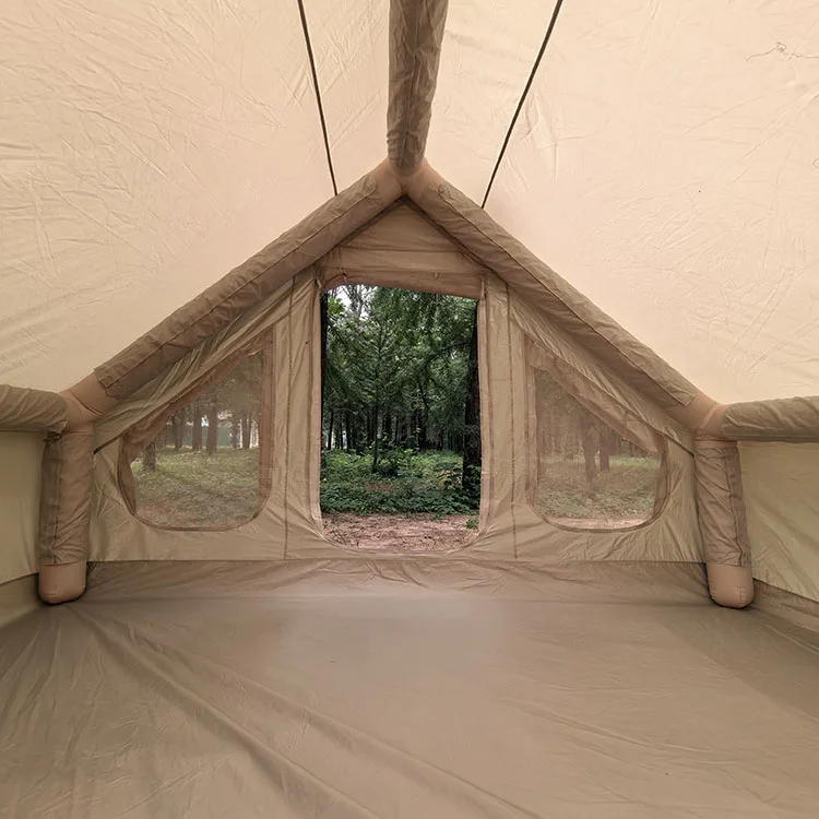 Customized Air Tent Inflatable Camping Outdoor For 3-6 Person Wild Outdoor Camping Tent Inflatable House Trip Tent