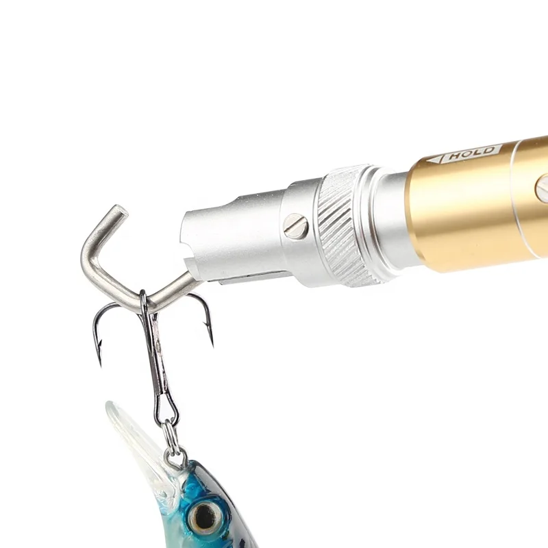 FJORD T Shape Portable Aluminum Hook Detacher Lightweight  Fish Hook Out Extractor Device Hook Remover Fishing