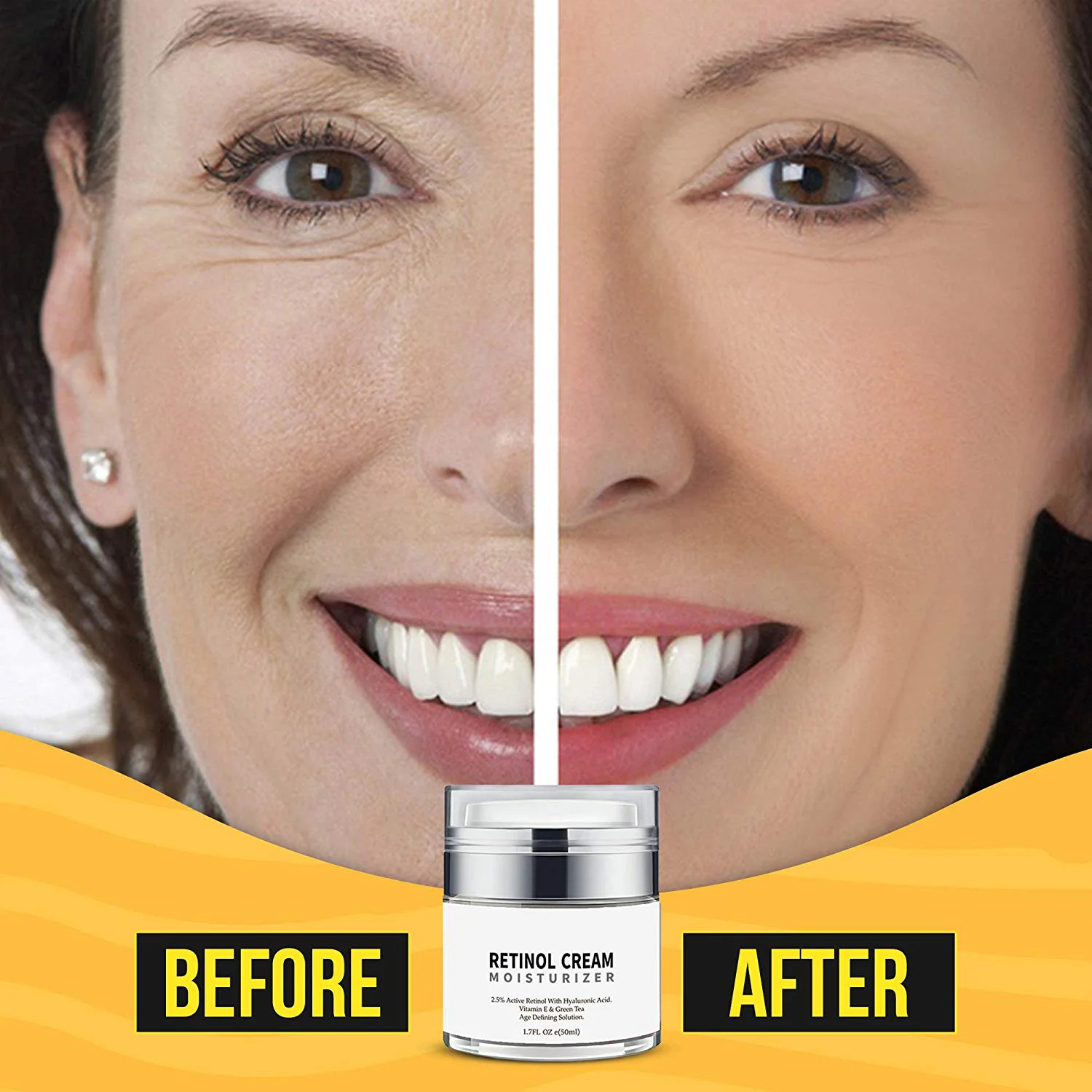 
private label hot selling skin care natural vitamin A anti age cream vitamin 