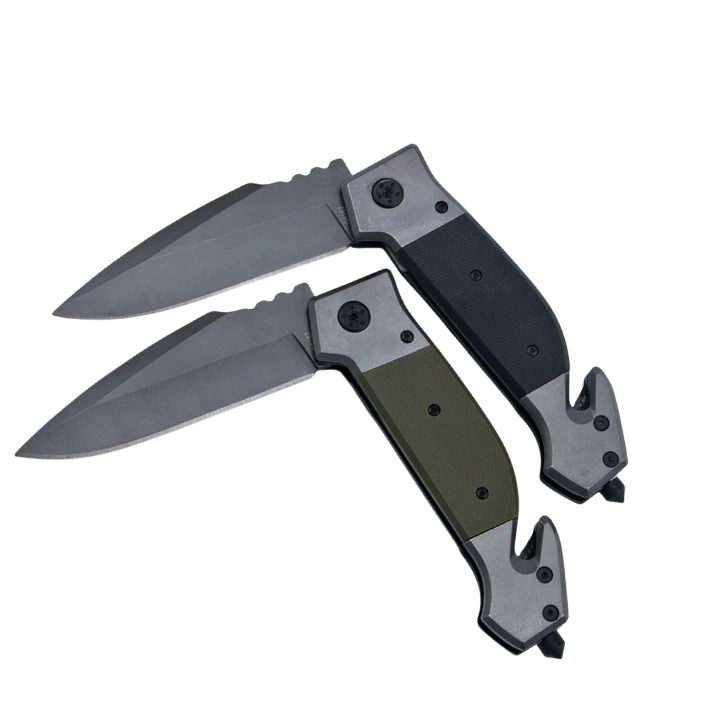 Chinese Customization Wholesale Manufacturer Stainless Steel Blade Wooden Handle Outdoor Camping Survival Folding Pocket Knife