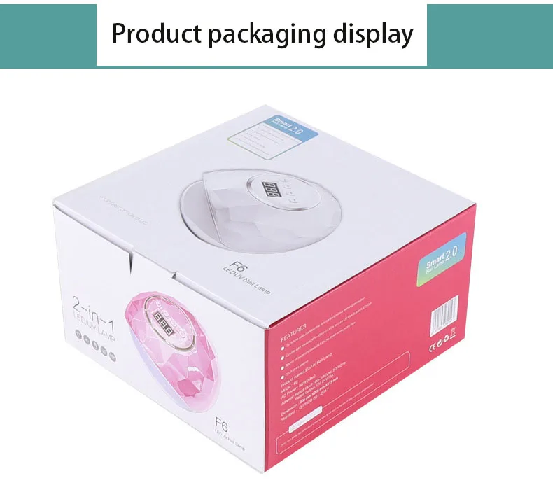 Wholesale diamond holographic laser gel nail dryer lamp high powder 86w uv led nail lamp with 8 colors