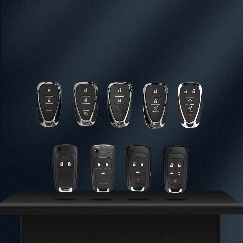 2024 For Chevrolet Cruze Key Cover Fiber Silver Covoz Star Milo Car special shell buckle bag