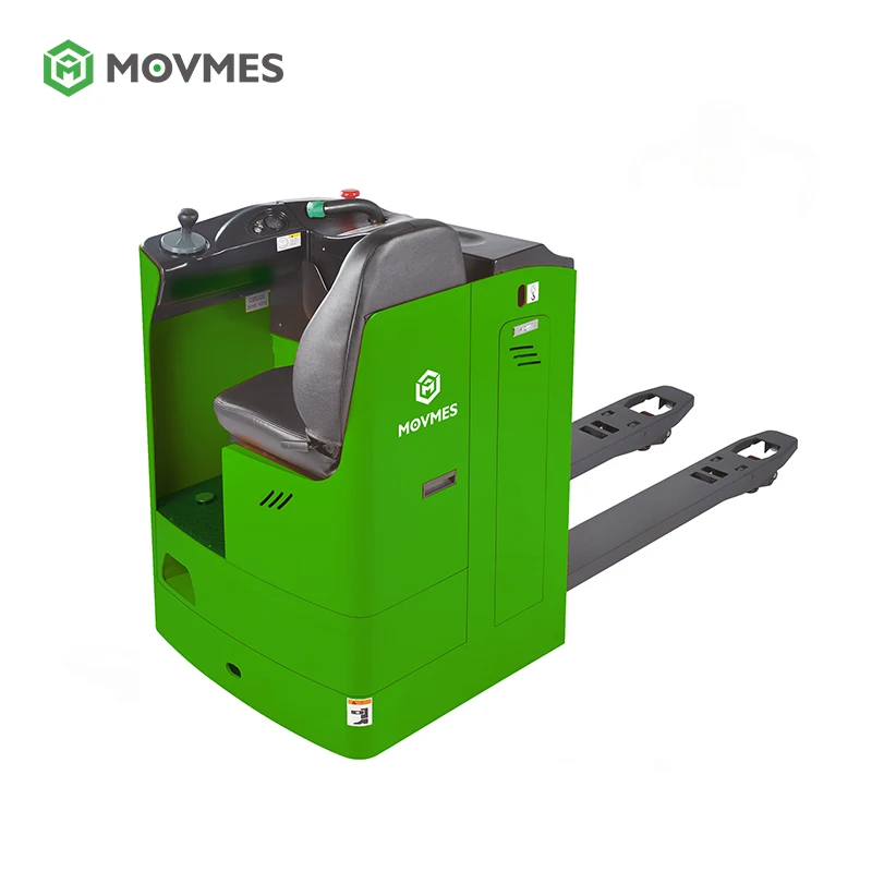 Электрический поддон Джек вилочный погрузчик 2000 кг 2 тонны емкость AC мотор гидравлический сидящий Тип грузовик