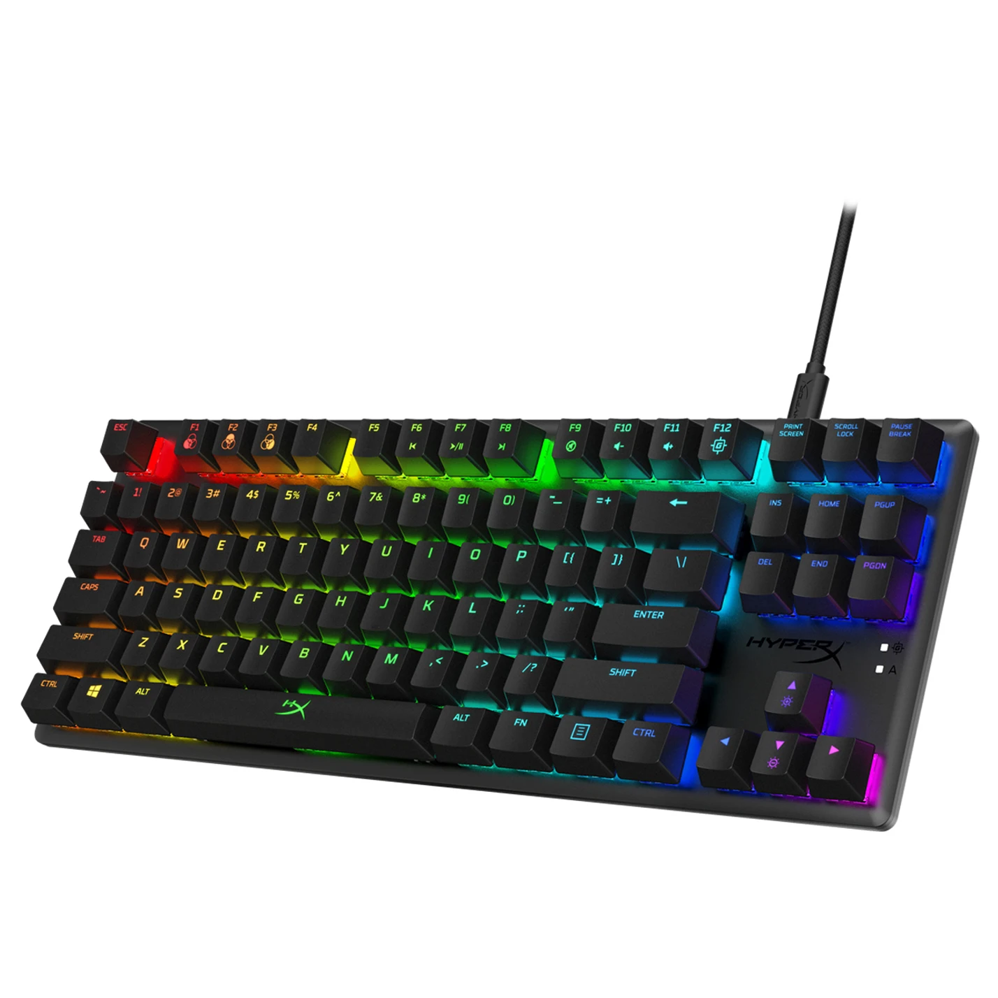 Игровая механическая клавиатура HyperX С RGB-подсветкой, 87 клавиш