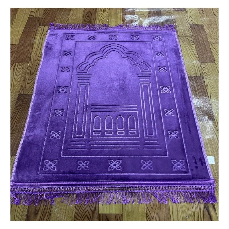 Manufacturer  Turkey Sajadah Muslim Prayer rug praying mat Islamic coral velvet in China  carpets and rugs  praying mat islamic