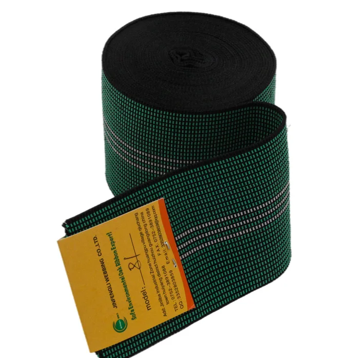 Webbing Manufacturer Custom Size elastic sofa webbing strap for home furniture  stripe Sofa Elastic Webbing band