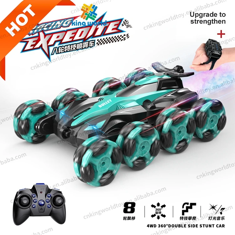 NEW 878A 8WD RC Cars 2.4GHz Rechargeable Racing Drift Toys Remote Control 360 Degrees Rotating Stunt RC Car Toy Vehicle For Kids