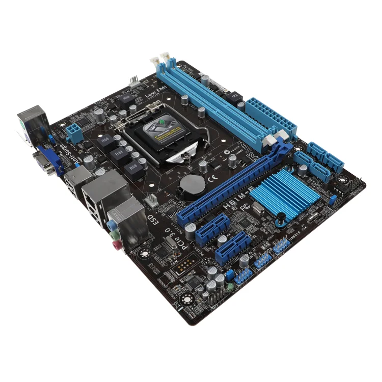  Customizable Packaging H61M-E Mainboard 2 DDR3 DIMM LGA 1155 32GB Desktop New Motherboard