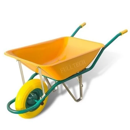 Metal 90 litros Wheel barrow spain wheelbarrow carretilla with pneumatic wheel WB6401 Carretilla de obra o jardin Morocco 110L