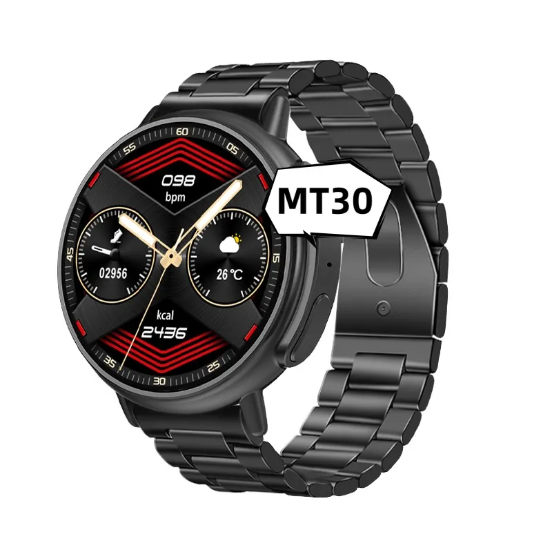 2023 Relojes inteligentes MT30 Round Smartwatch Series 8 NFC Touch Screen Smart Watches For Men Sport Tracker Bracelet