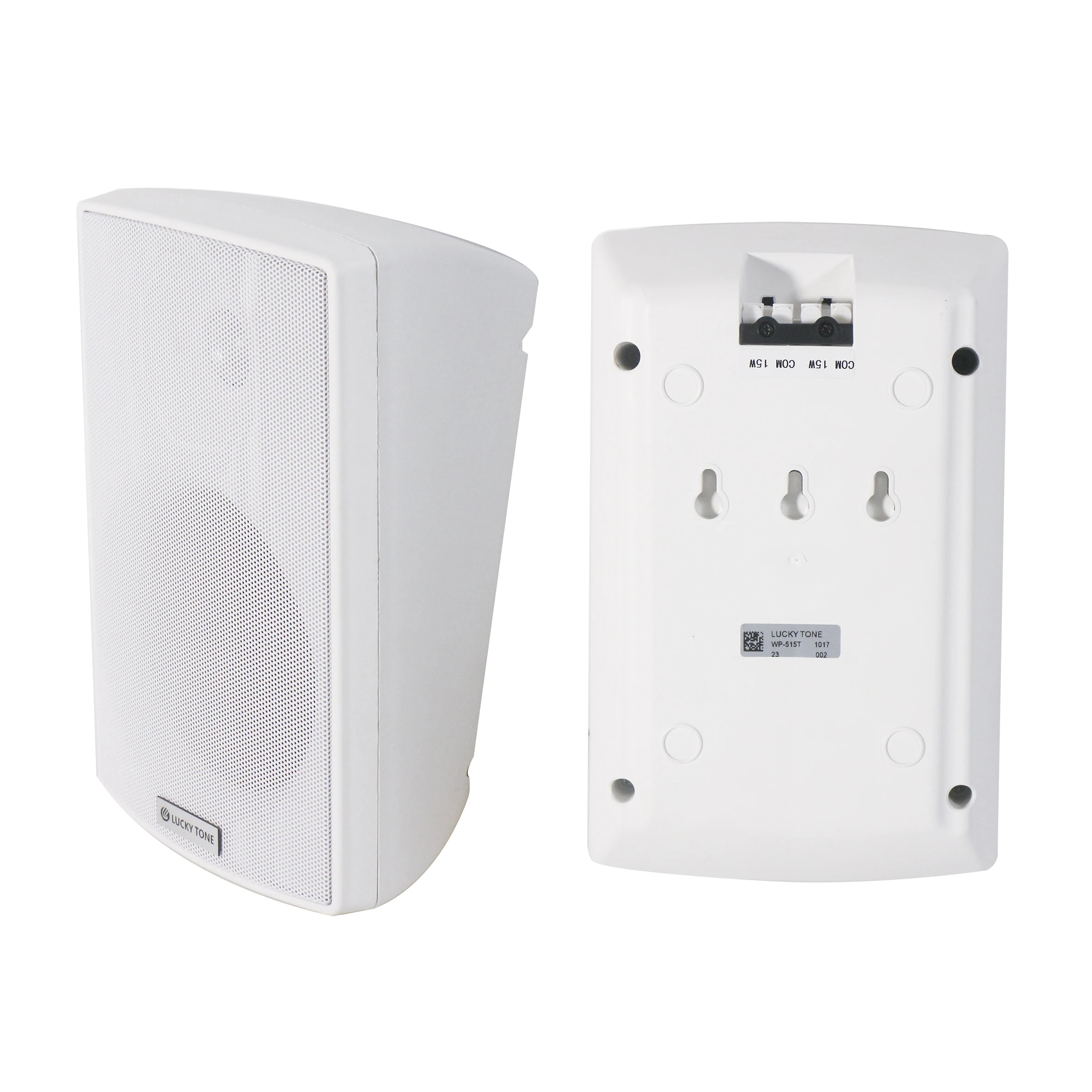 T 5 Inch Wall Mount 100V 8ohm Loudspeaker 15W Public Address Sound Audio PA Wall Mounted Speaker With Tweeter