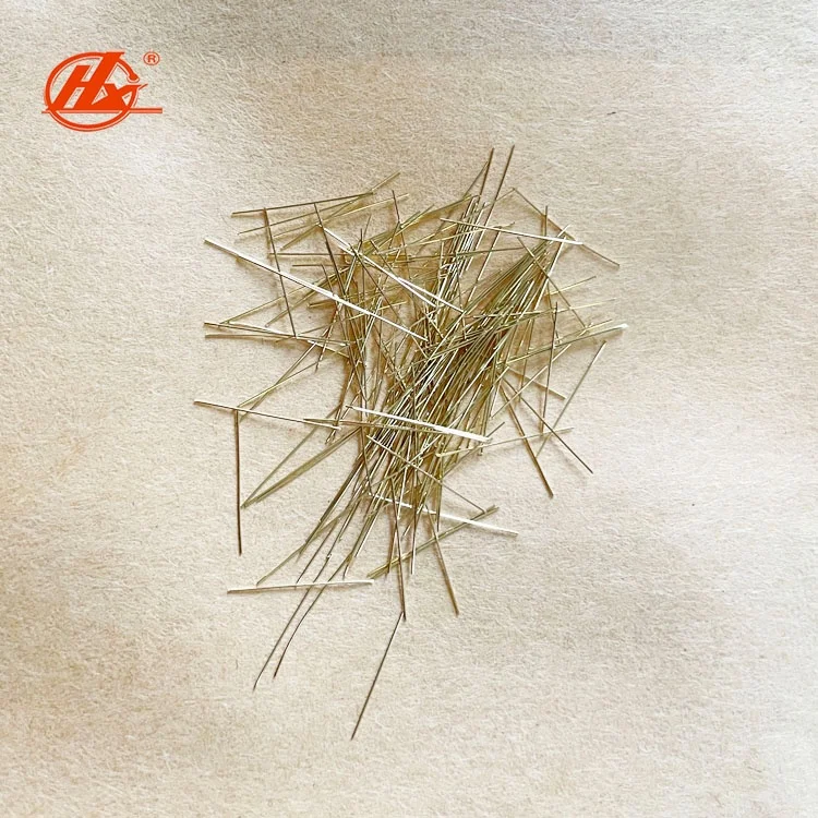 High Tensile Strength 2850Mpa Brass-plated steel micro fibers