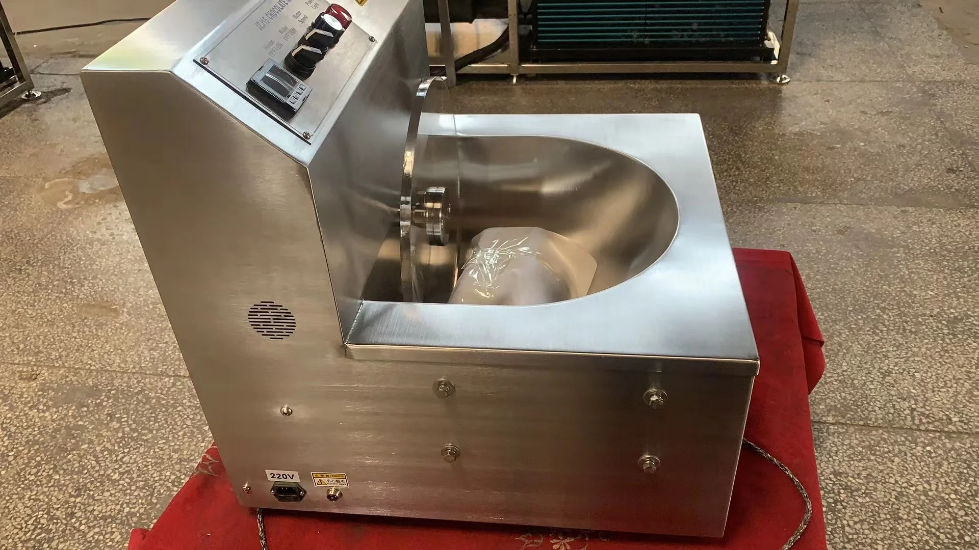 butter cheese candy sugar melting fondant tempering chocolate melting machine