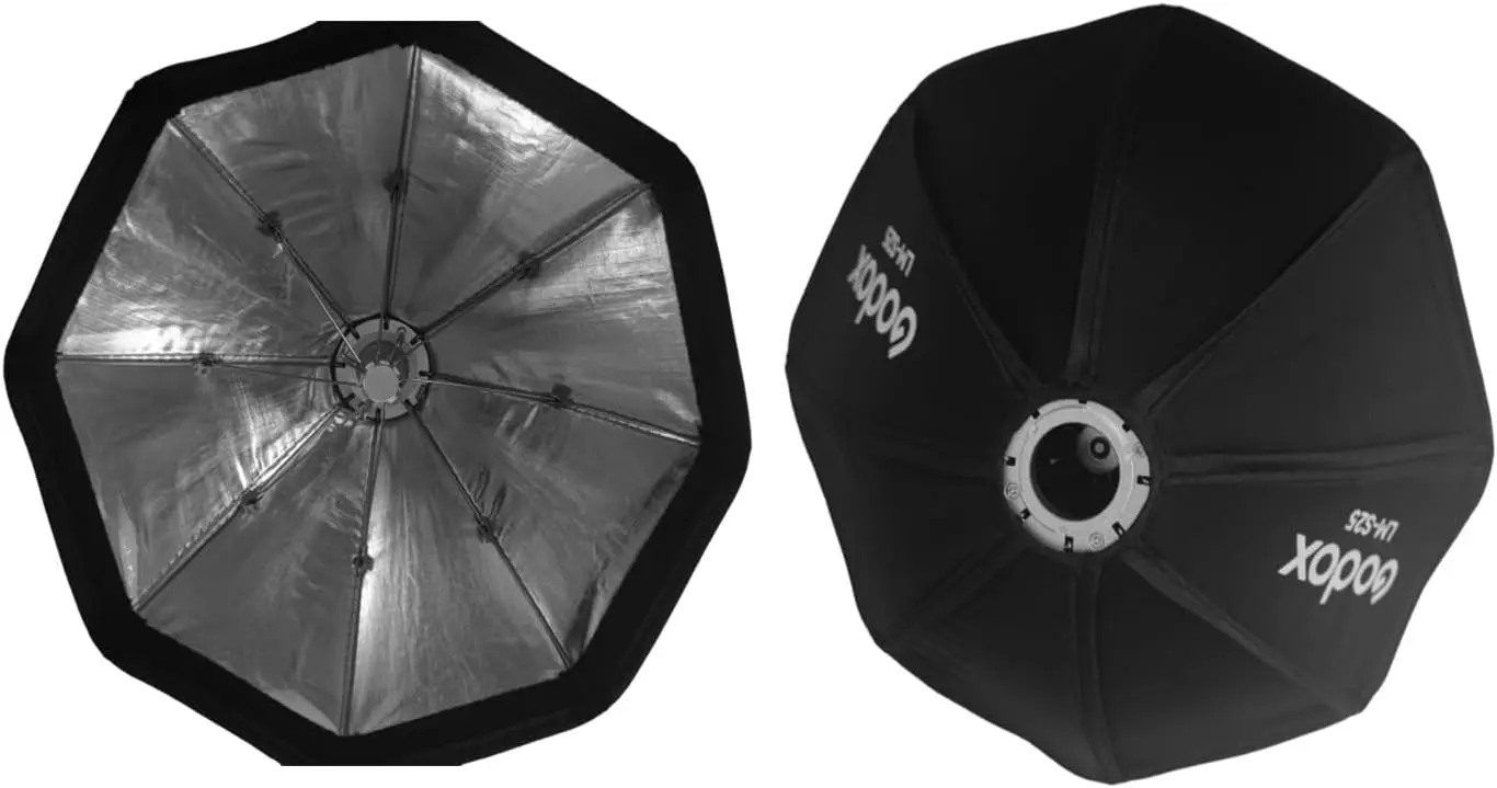 new GODOX LM-S25 Octa Softbox for Godox Lux Master Retro Camera Flash