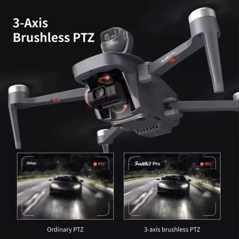 Dwi Faith2 Pro 6KM Distance Professional Drone GPS 3 Axis Gimbal 4K HD Camera Avoidance Obstacle Smart Drone For Adult