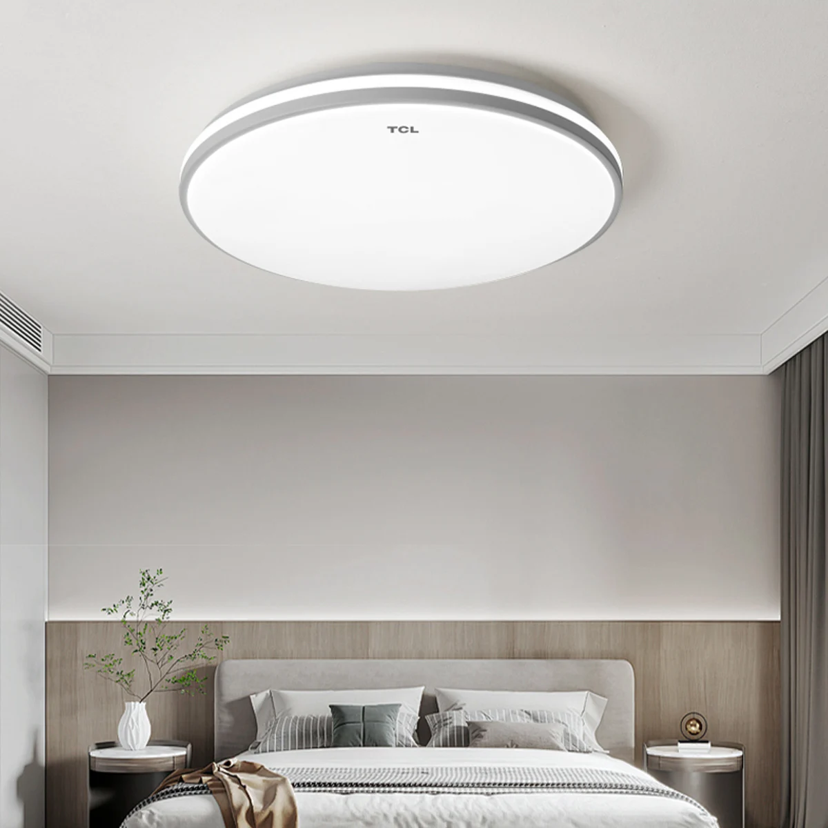 TCL 3000K+6000K round modern design hall room bedroom led dimmable fixture ceiling light for home ceiling led lighting