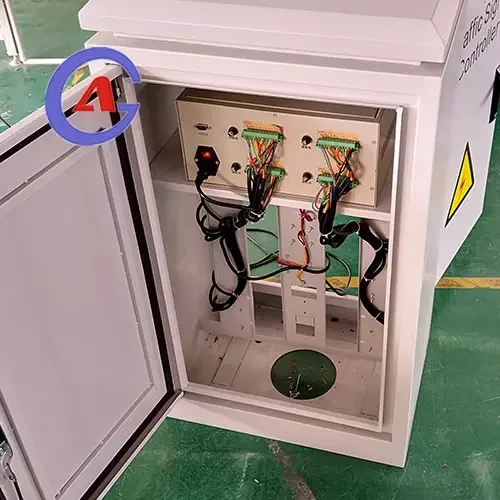 Traffic Signal Light Project Solution Pedestrian Crossing Solar Wireless Controller