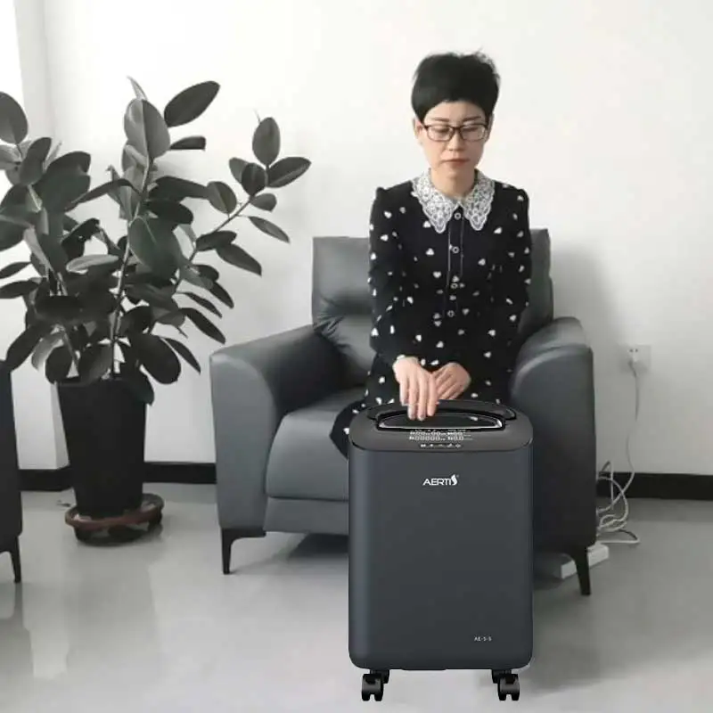 Medical Oxygen Equipment Small Mobile 5L Oxygen Concentrator for Home Care