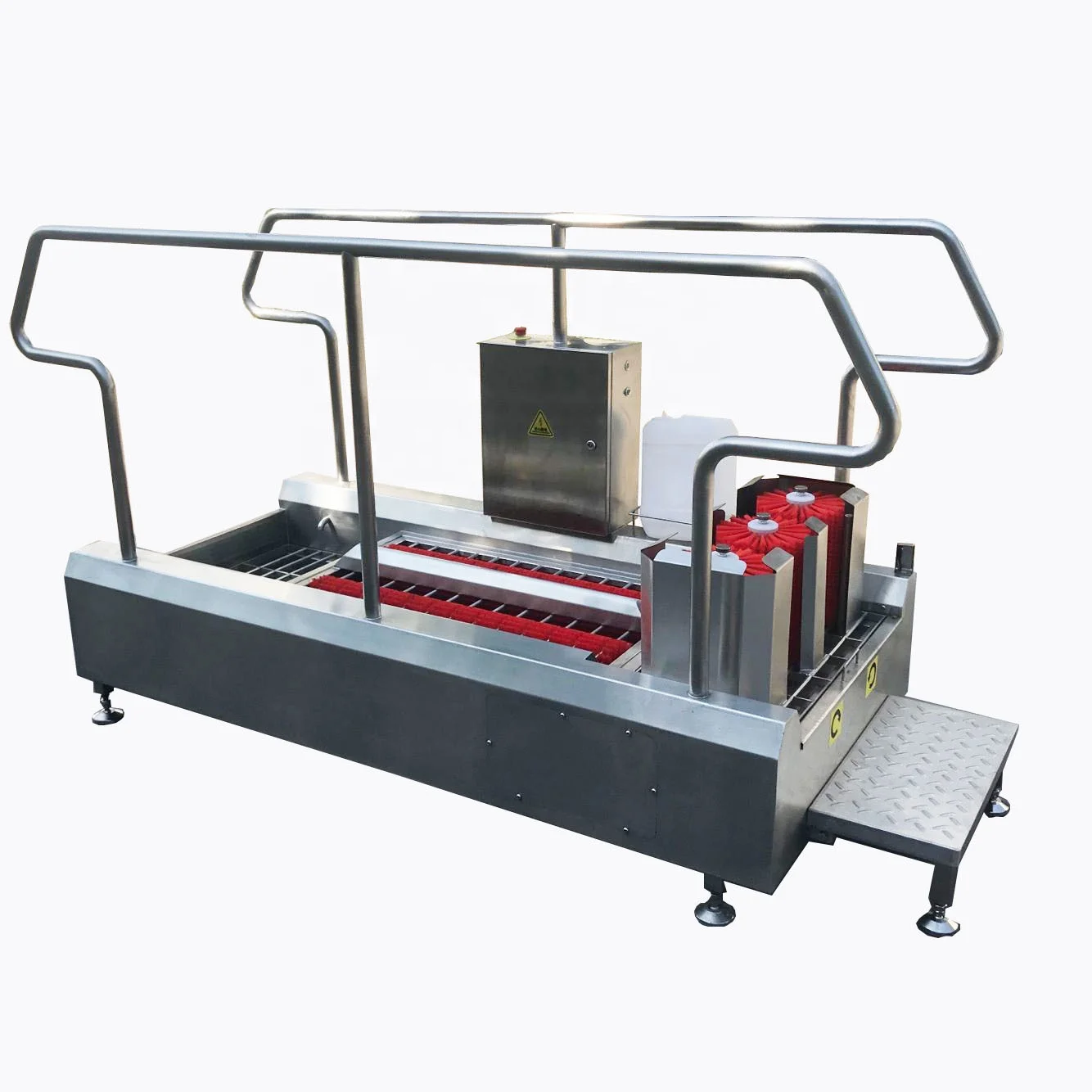 Промышленная автоматическая машина для чистки обуви ботинок для пищевой промышленности
