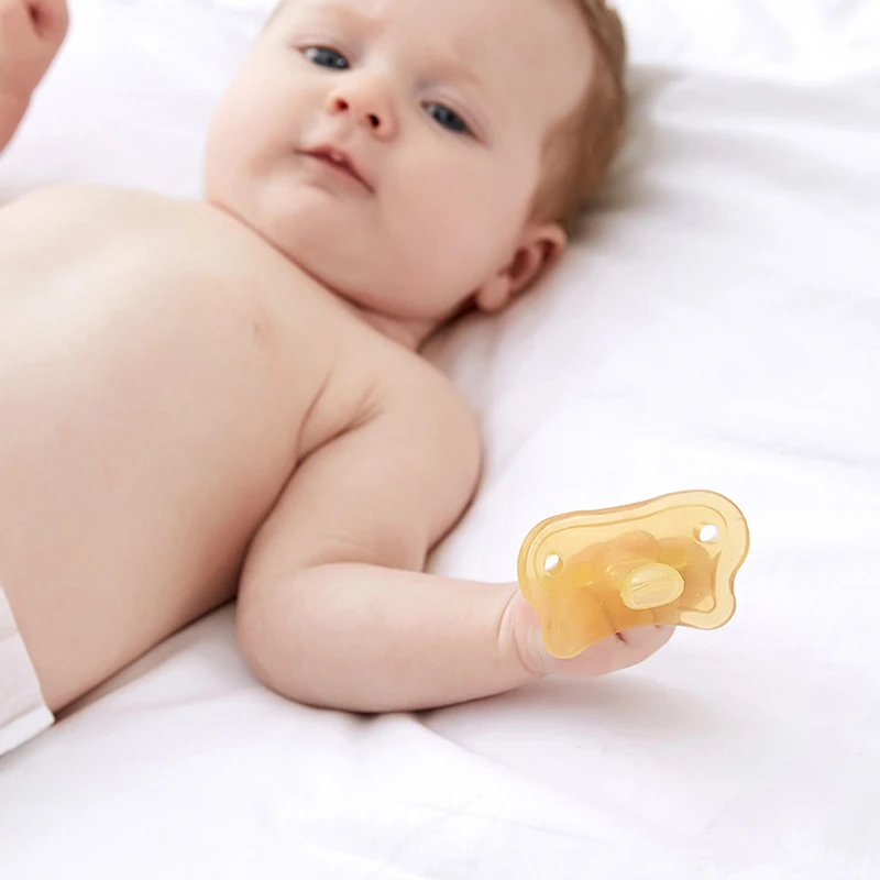 Orthodontic One Piece Pacifier for Babies Dummy Pacifier Silicone Teat Nipple Soother Design