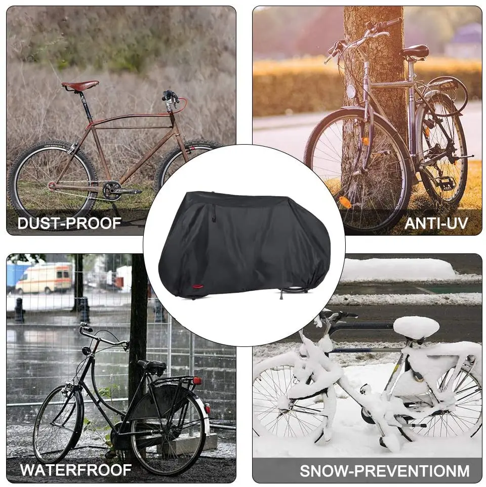210D Oxford with PU Coated Waterproof Bicycle Cover