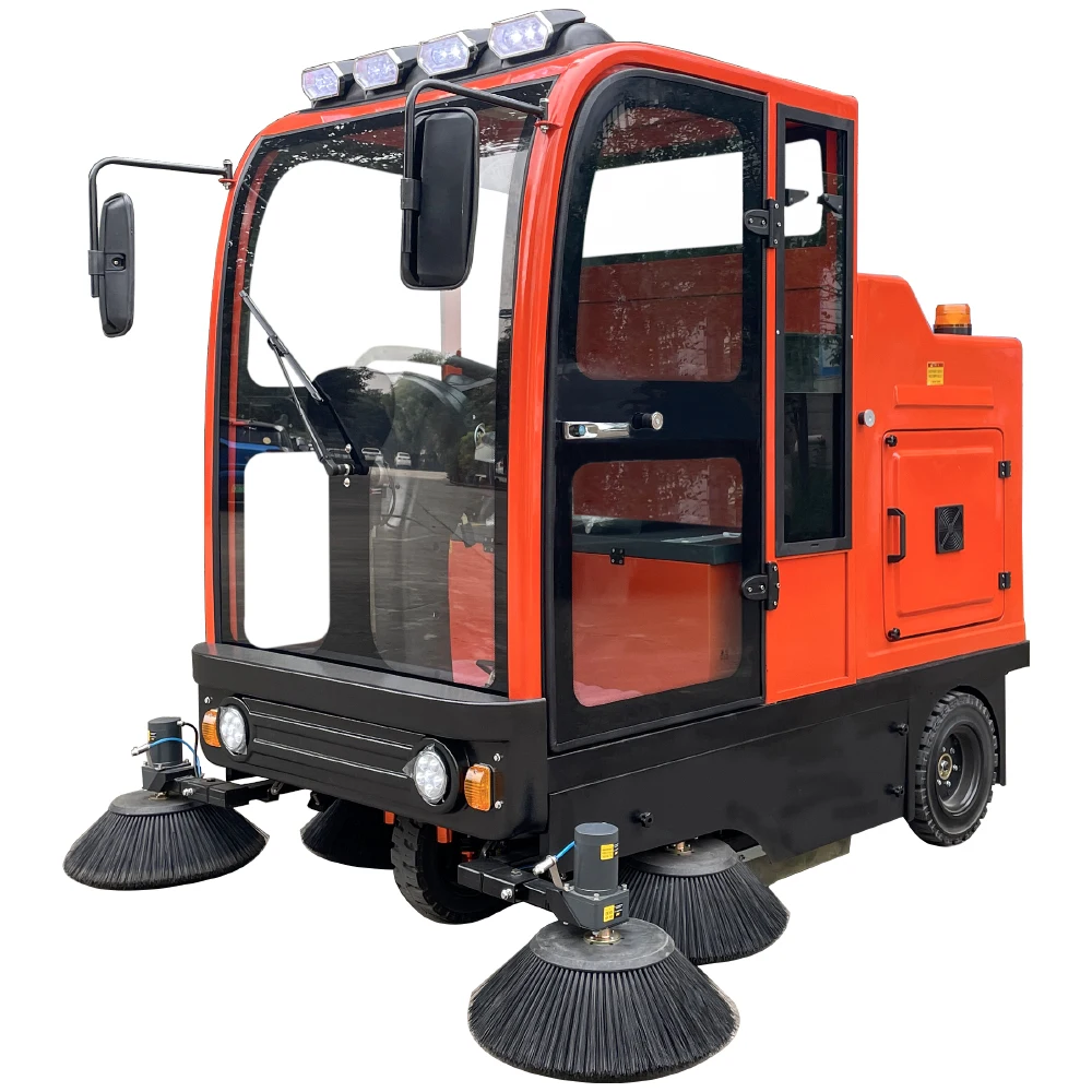 Electric Street Road Dust Cleaning Equipment Road Sweeper 1260mm/Road Dust Cleaning Equipment