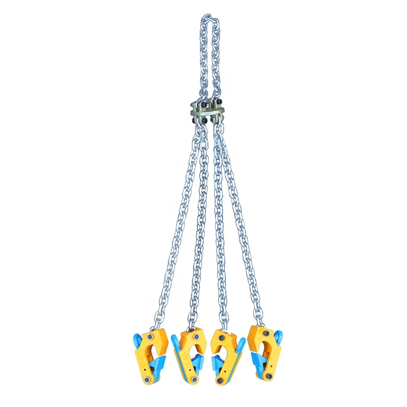 Shanggong 1T universal oil grabber two-leg double-chain oil drum jack fixture