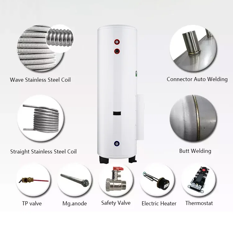 Electric Storage heat pump water buffer Stainless Steel Hot Water Tank Water Tank 500 Liter tank for heating pump