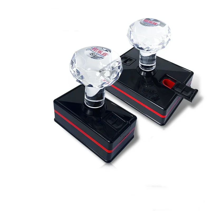 High Quality Factory Wholesale SL HD Crystal Handle Flash Office Custom Stamp