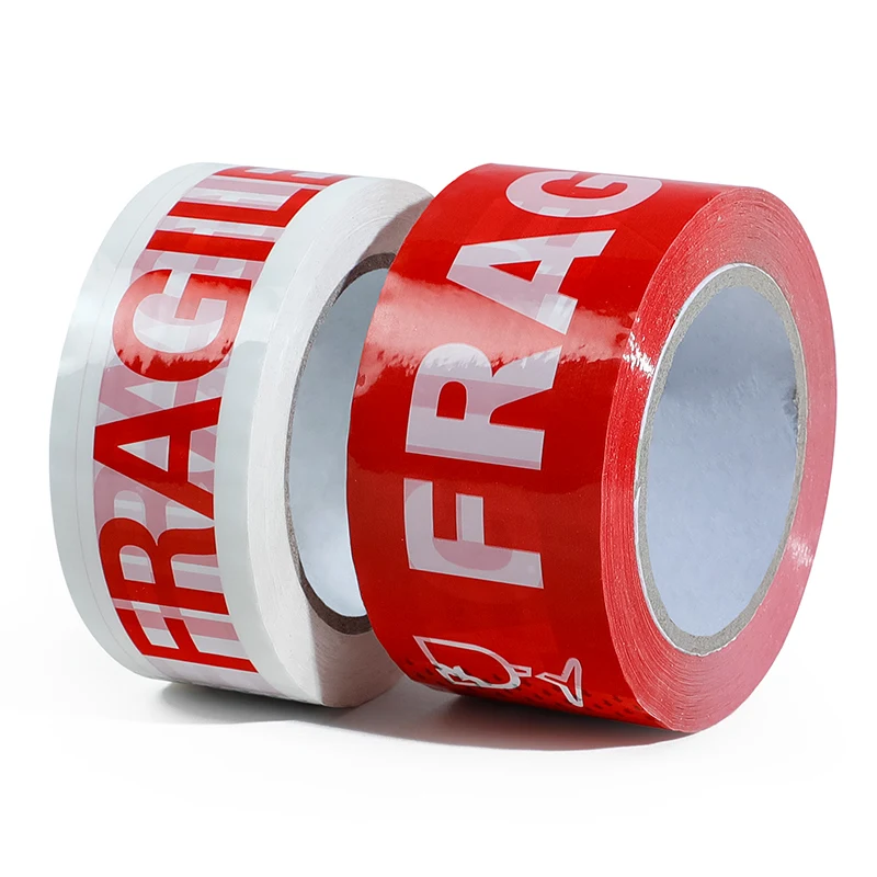 Bopp Carton Sealing Adhesive Packaging Tape With Logo Fragile Goods Fragile Tape