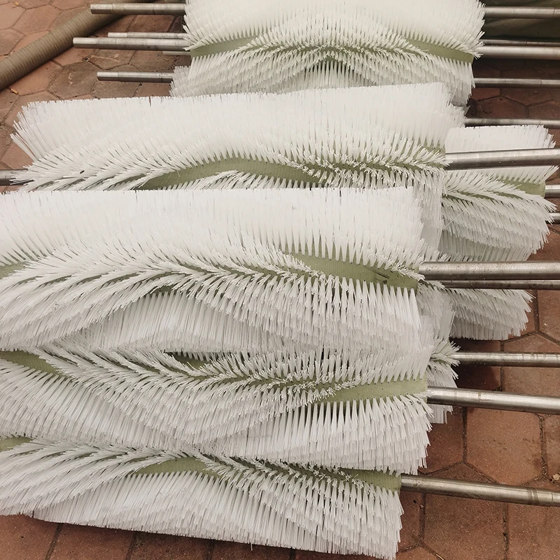 Industrial Roller Strip Brush Spiral Strip Belt Cleaning Brush