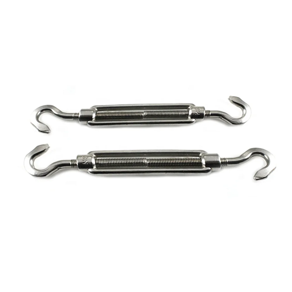 DIN1480 Turnbuckle Hook&Hook High Polished Stainless Steel AISI316/304 ,For Assemble with Wire Rope