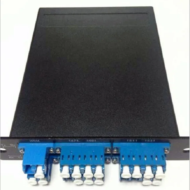 Ex-work price  4 8 16 18 channel WDM CWDM DWDM Mux Demux Module, 1U Rack Mount CWDM Multiplexer FWDM Splitter Device