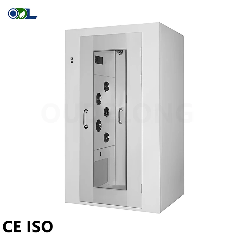 Oudelong Mechanical Electronic Smart Control Dust Free Modular Booth Cleanroom Air Shower
