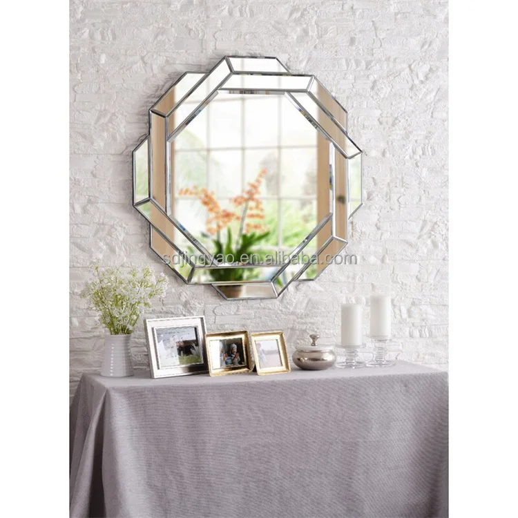 fancy mirror glass decorative, Irregular Shape bevel luxury mirror, Irregular wall mirror decorative living room modern