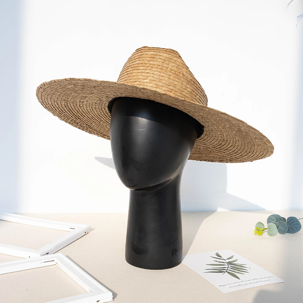 Shinehats Fashion Vintage Cowboy Chapeau Femme Custom Women Beach Designer Sombreros Sun Summer Wide Brim Panama Straw Hats