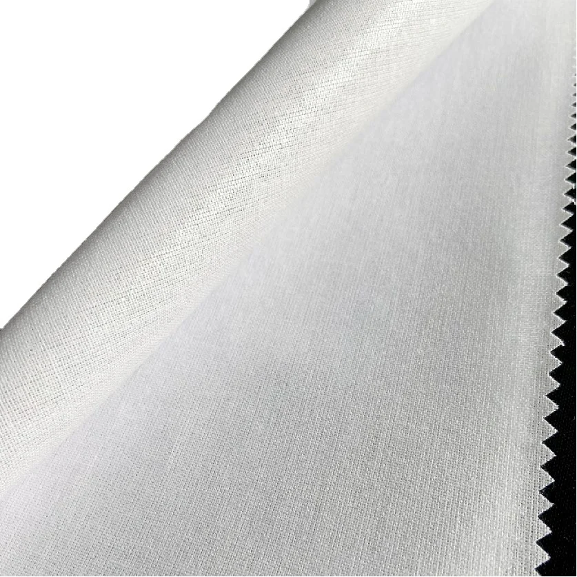 Top quality fuse Interlining 100% cotton non woven fusible interlining